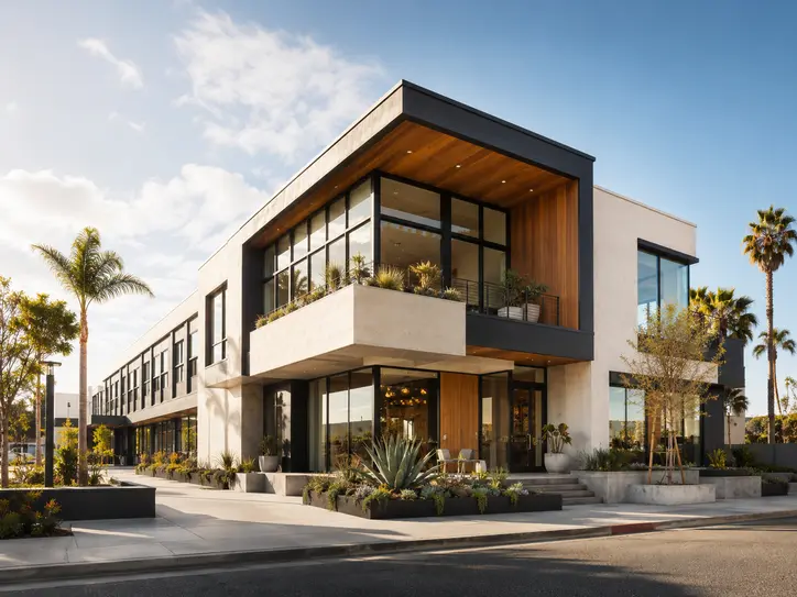 Contemporary commercial building